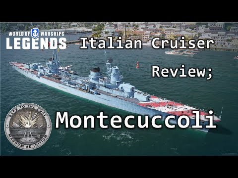 Italian Cruiser; RM Montecuccoli Review; World of Warships Legends