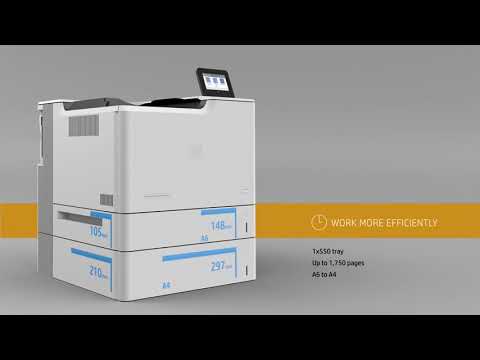 מדפסת  לייזר  רגילה HP LaserJet Enterprise M653dn J8A04A תמונה 2