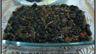 Caraotas negras o Frijoles negros, receta fácil y deliciosa