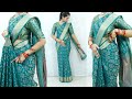 How To Make Saree Perfect Pleats For Wedding Saree Draping Step By Step For Beginners
