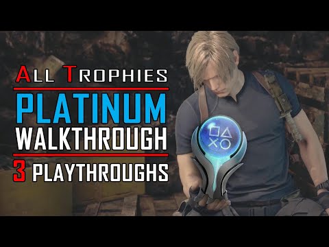 RE4 Remake - All Trophies in 14:19:11 ONLY 3 Playthroughs - Full Trophy Guide with Commentary