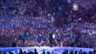 Nelly Furtado & Bryan Adams - Bang your drums Vancouver 2010 Opening Ceremony HQ.FLV