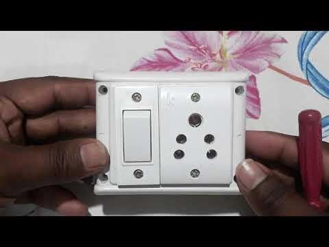 1 switch 1 socket connection | board me connection kaise kare | 1 socket 1 switch connection