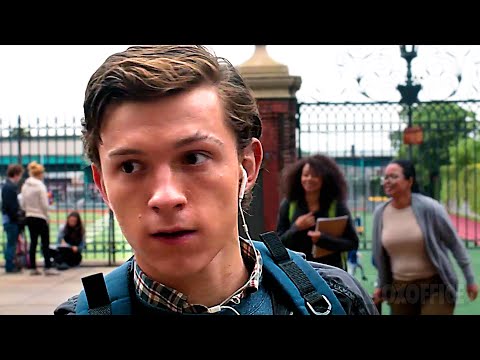 Peter Parker goes to school