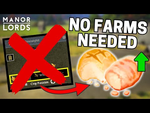 NO FARMS NEEDED! Insane Bread Production – Manor Lords EASY Food Guide