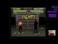 Double Flawless On NOOB SAIBOT MORTAL KOMBAT 2 Johnny Cage Snes
