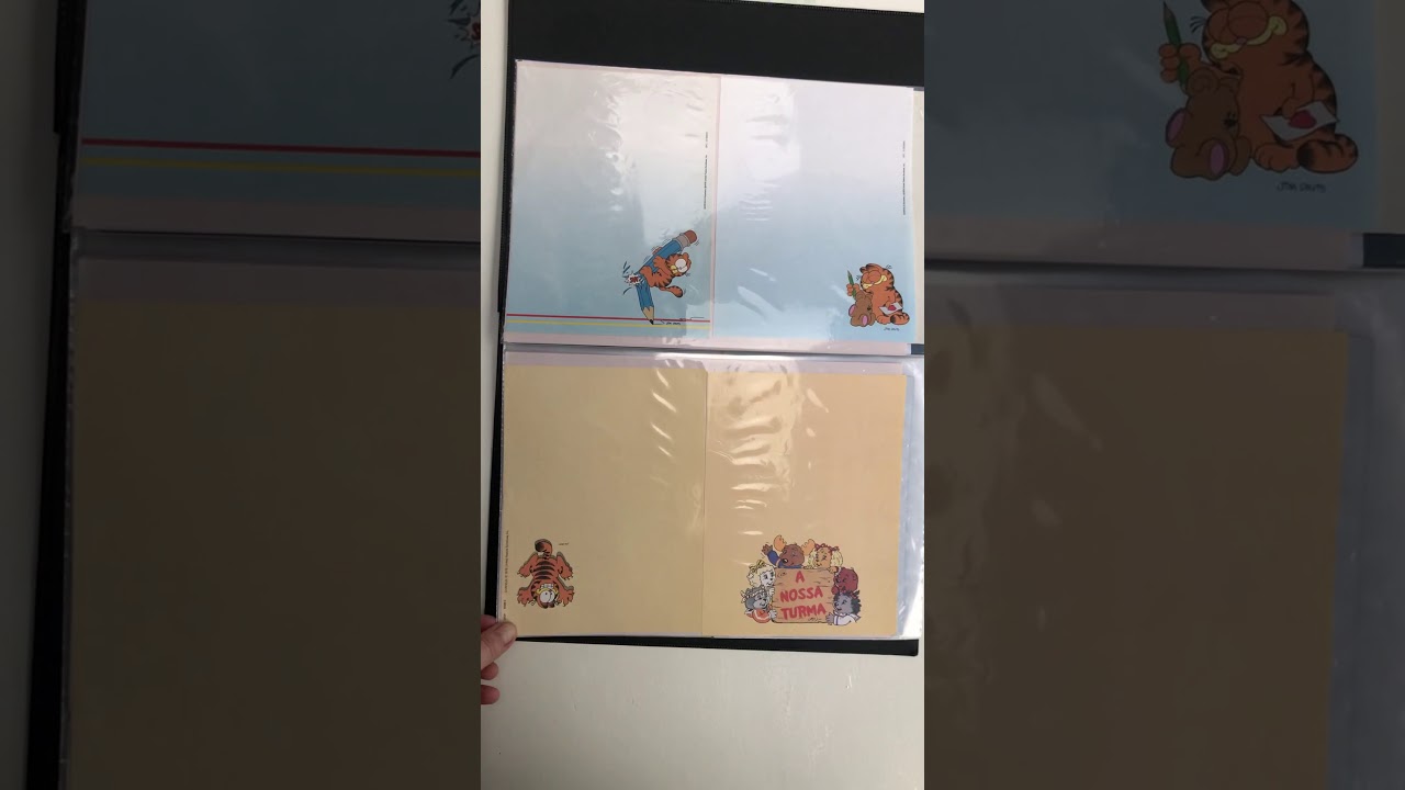 PASTA DE PAPEL DE CARTA 9 - “COLEÇÕES PERSONAGENS CLÁSSICOS ANTIGOS” Nac. E Importados MARAVILHOSA!