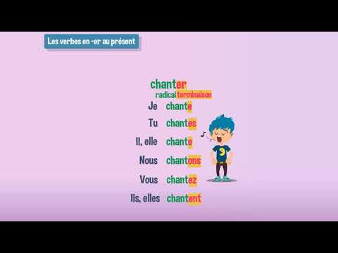 Les verbes du 1er groupe (-er) au présent