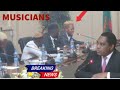 Hakainde hichilema meets Zambian musicians.