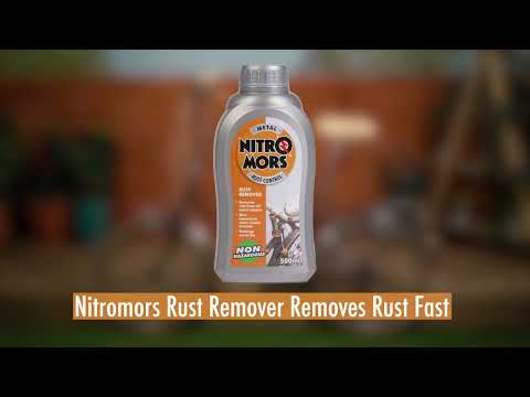 How to use Nitromors Non Hazardous Rust Remover to remove rust fast