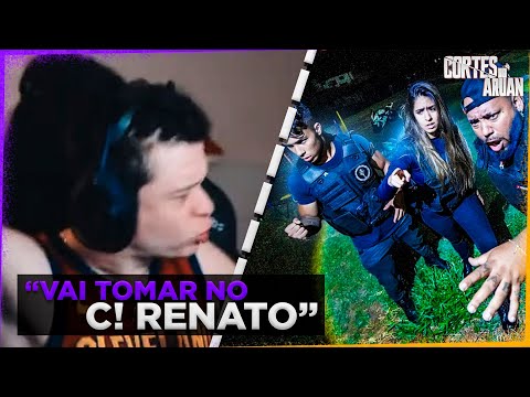 ARUAN REAGE A ELES FORAM ESCONDIDO NA TRILHA DA MACUMBA E DEU RUIM - Cortes do Aruan