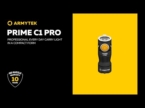 Armytek Prime C1 Pro — the most compact aluminium flashlight from Armytek