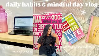 mindful day vlog w/ tips! 🤍 || daily habits to become my best self