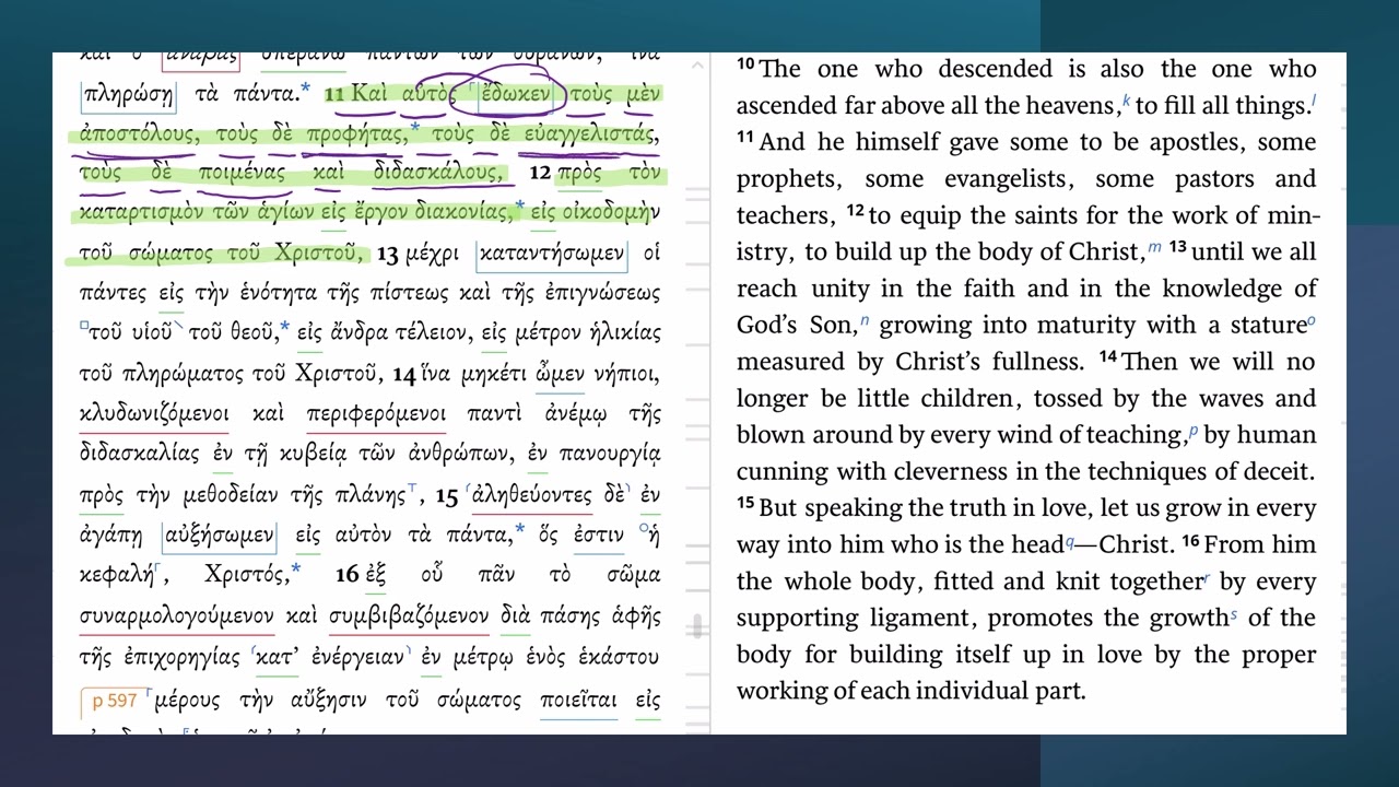 Is Administration a Second-Rate Ministry? Spiritual Leadership and Administration in Ephesians 4