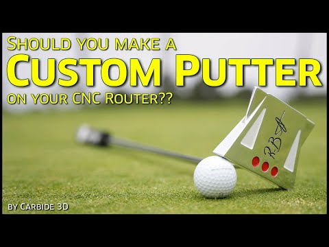Custom Putter on a Shapeoko CNC Router