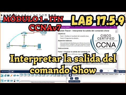 17.5.9 Packet tracer - Interpretar la salida del comando Show (Resolución)
