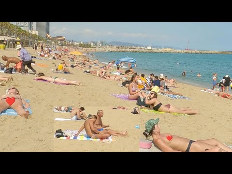 4K Beach Walk Views 😍 Relaxing In Very Hot Day 🔥 Summer Session ✴️