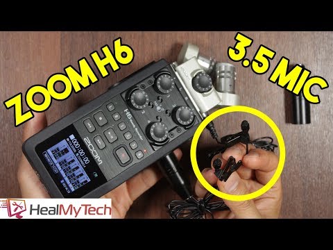 Connect Any 3.5mm Lavalier Microphone To Zoom H6 | JK Mic-J 044