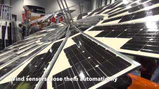 Lotus Mobile Sun Tracking Solar Panels by Monarch Solar