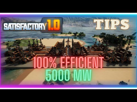 Easy FUEL POWER SETUP GUIDE for Beginners in Satisfactory 1.0  | Tips and Tricks