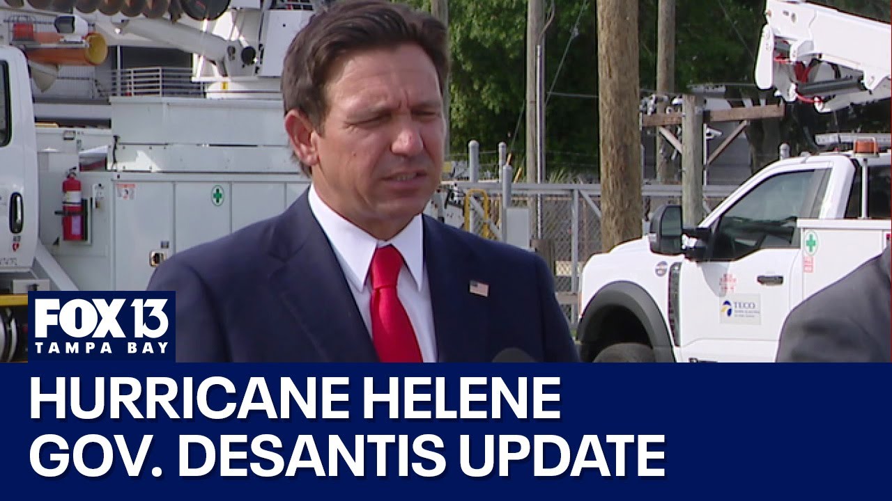 Gov. DeSantis Hurricane Helene update