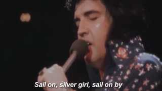 Elvis Presley - Bridge Over Troubled Water (On Tour 1972)  with lyrics