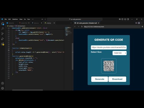 Create A Qr Code Generator With Html Css Javascript Step By Step Tutorial