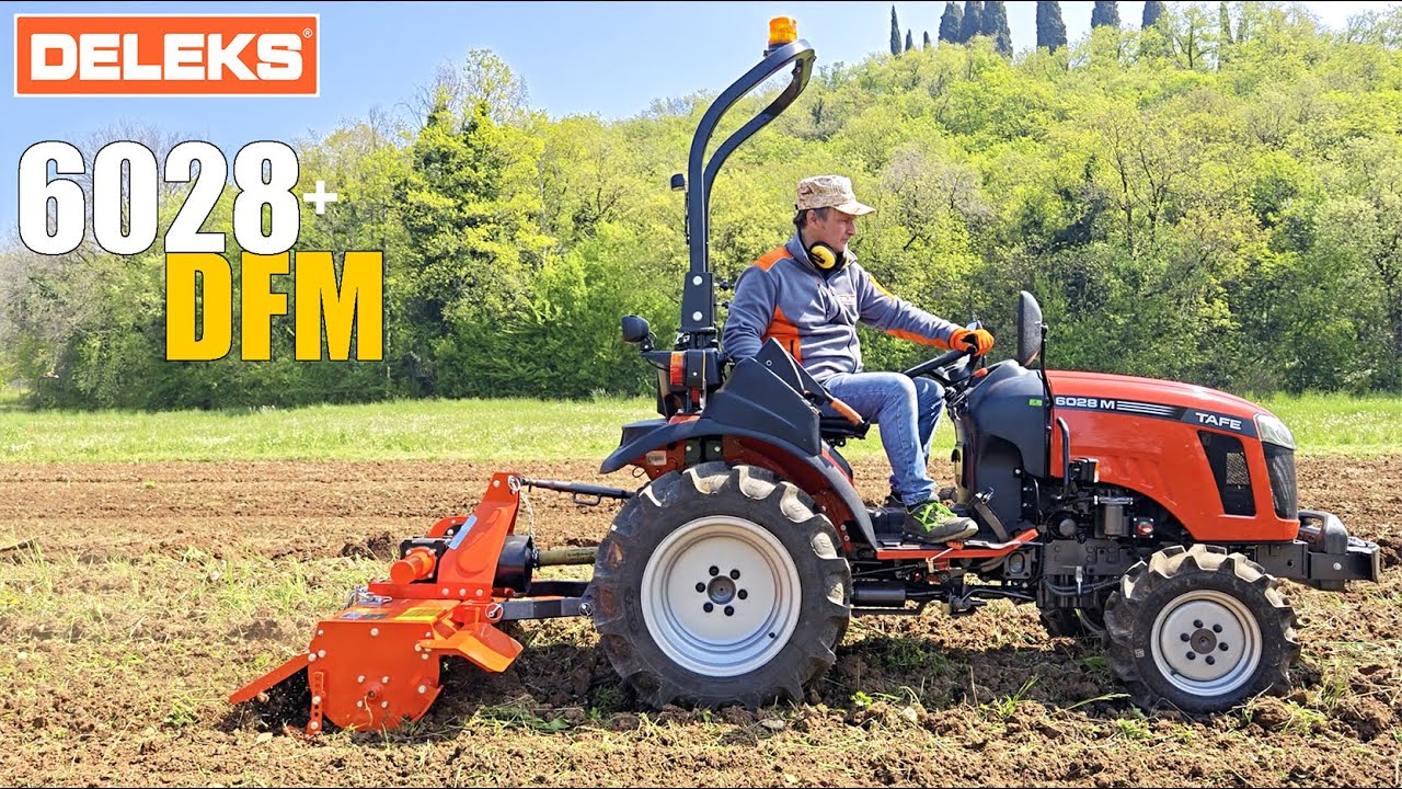 Prova in campo con zappatrice DFM125