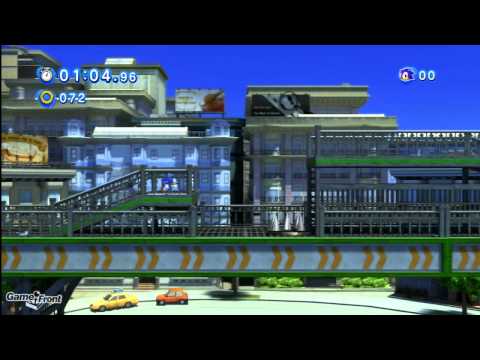 Sonic Generations Walkthrough - PT. 11 - City Escape Act 1