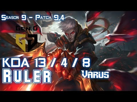 Gen Ruler VARUS vs CAITLYN ADC - Patch 9.4 KR Ranked