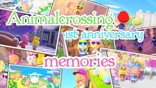 【１周年】祝！あつ森１周年！！この1年をアルバム見ながら振り返ろう♡【あつ森】【switch】