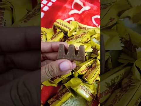 #ToBLERONE T tiny #Swiss Milk Chocolate With Honey & Almond Nougat