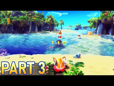 Kirby and the Forgotten Land Gameplay Walkthrough (Part 3) Everbay Coast