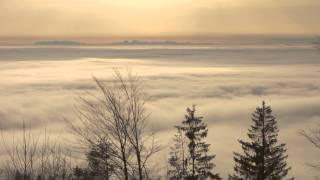 preview picture of video 'Fog and clouds over Slovenia'