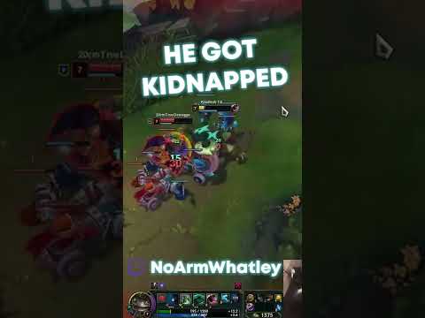 PHASE RUSH CHILD KIDNAPPER TAHM KENCH IS WORKING - No Arm Whatley #shorts #leagueoflegends