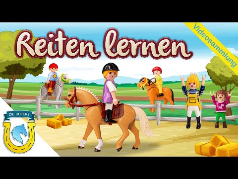Folgebundle: 🐎 Reiten Lernen 🐴 | Reiterhof Geschichten | Oma lernt Reiten | Anna lernt Reiten 🏇🏼