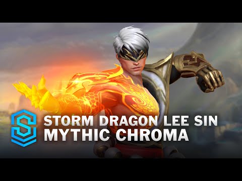 Storm Dragon Lee Sin Mythic Chroma Wild Rift Skin Spotlight