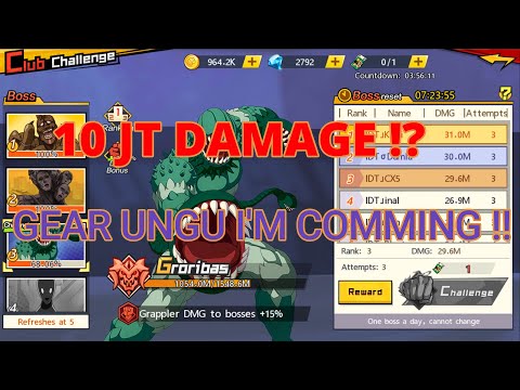 Club Challenge GRORIBAS 10 JT DAMAGE !?