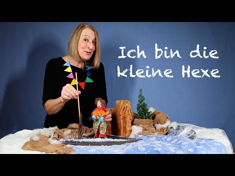 Ich bin die kleine Hexe, Waldorf Puppenspiel für Fasching/Karneval für Krippen u. Kindergartenkinder