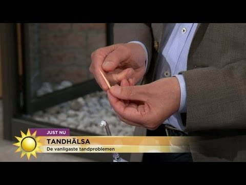 Sköt dina tänder så slipper du problem med hjärtat - Nyhetsmorgon (TV4)