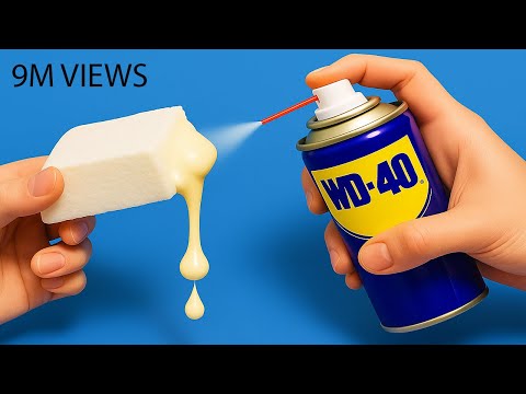 Warum das Aufsprühen von WD40 auf Styropor ein GENIALER Trick ist, den Sie jetzt ausprobieren müssen