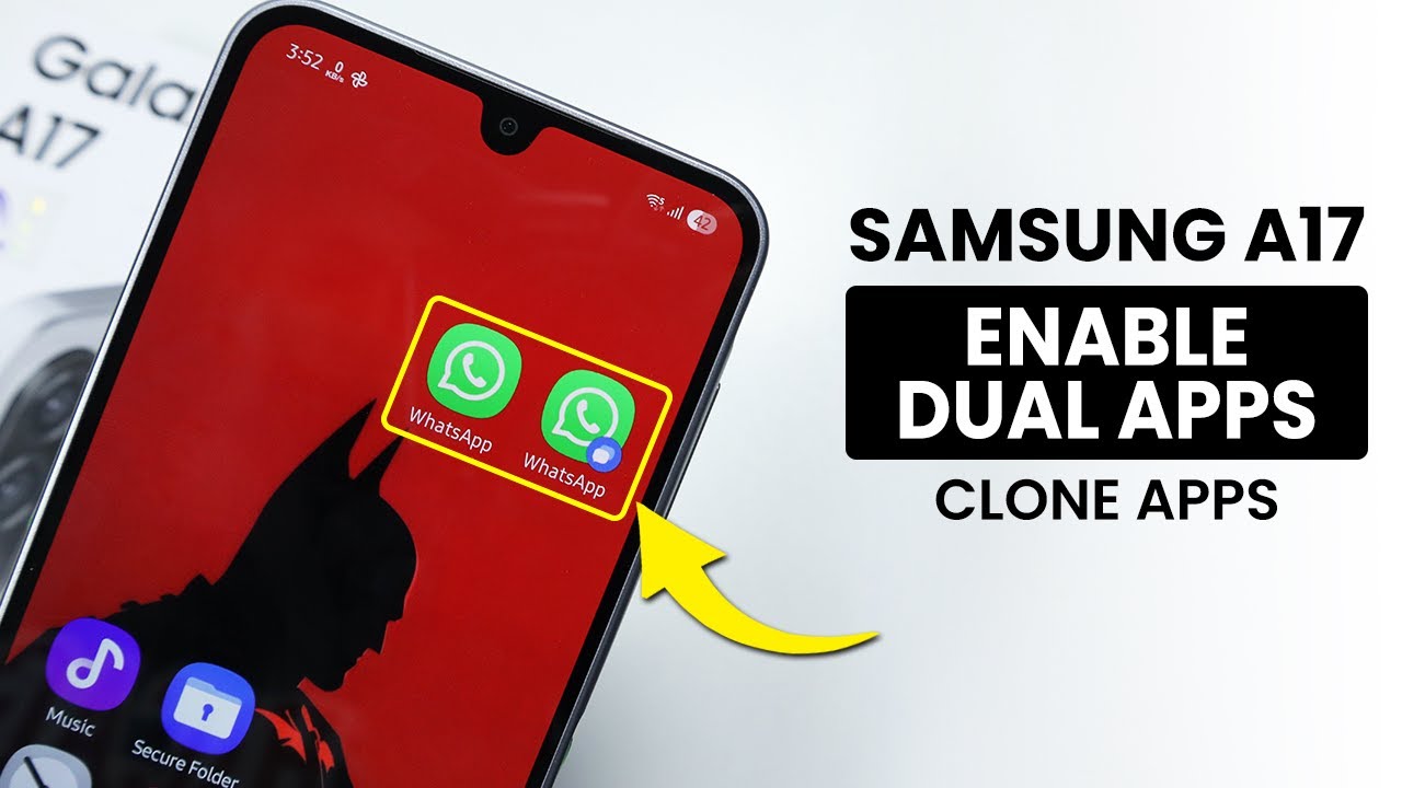 Cara Gampang Aktifkan Dual Apps Samsung Galaxy A17, Clone WhatsApp Mudah
