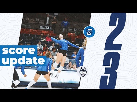#21 Creighton Volleyball at UConn Highlights - 10/7/22