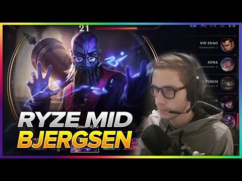 664. Bjergsen Ryze vs Sona Mid - Patch 8.9 Season 8 - BJERGSEN STREAM