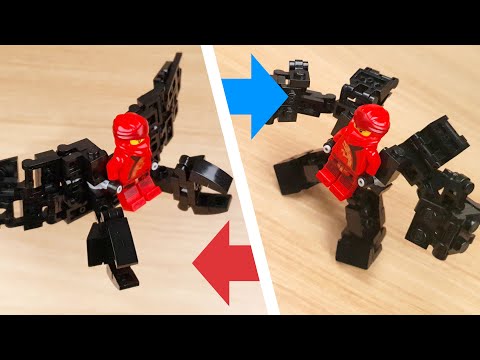 LEGO brick Ninja transformer robot tutorial Ninja Wing Suit #LEGO #MOC #レゴ変形ロボ #レゴアイデア #레고변신로봇