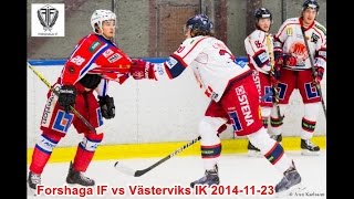 preview picture of video 'Forshaga IF vs Västerviks IK 2014 11 23'