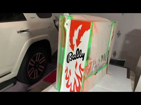 Home made Bally Kiss pinball stencils part 2 of 3