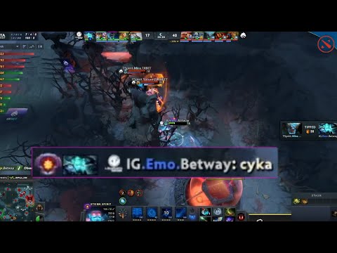 "cyka" - Just Emo being Emo against Team Spirit