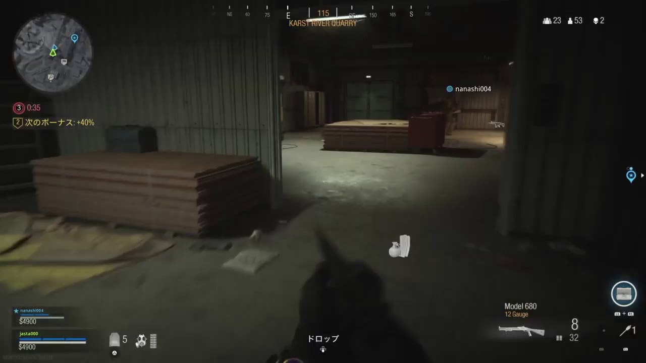 野菜饅頭のCOD MW warzone初プレイ