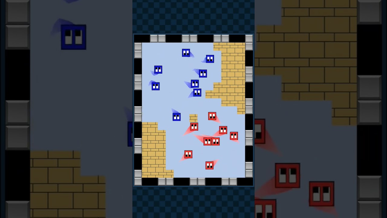 Square Race 🟦🟥🟩🟨#squarerace #satisFying